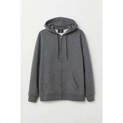 12日0点、双12预告：H&M 0669091 男士加绒连帽外套