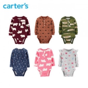 美国 卡特 Carters A类标准 宝宝纯棉包屁连裆衣
