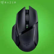 雷蛇 Razer 巴塞利斯蛇 X 极速版 小巴蛇 鼠标 无线鼠标 游戏鼠标  电竞 双无线模式 黑色 16000DPI