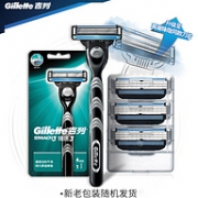 Gillette 吉列 锋速3手动剃须刀 1刀架+4刀头+剃须啫喱70gx2支