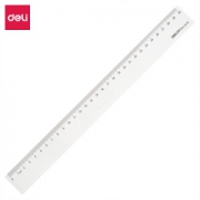 凑单品： deli 得力 6230 塑料直尺 30cm