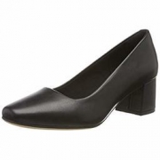 Clarks 其乐 Sheer Rose 方头浅口粗跟高跟鞋