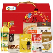 全5分好评、近9斤！中粮 年货大礼包 五谷杂粮粮油礼盒 3586g+900ml