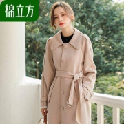 棉立方 19CL302 女士中长款小香风外套