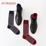 Kappa卡帕 KP8W04 男士条纹长筒袜 4双 39元包邮（需用券）