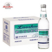 崂山 白花蛇草水330ml*24瓶装玻璃瓶装 风味饮料 *2件