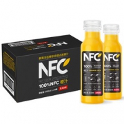 农夫山泉 NFC果汁饮料 100%NFC橙汁 300ml*24瓶 *2件