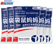 袋鼠妈妈 超细剔牙牙线300支 券后￥11.9
