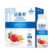 限上海：伊利 安慕希 高端颗粒系列 希腊风味酸奶 草莓+燕麦200g*10瓶/箱