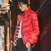 26日0点：LI-NING李宁AYMM183男士短款鹅绒服