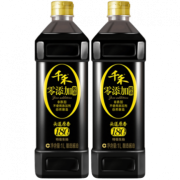33.80元包邮！180天酿制零添加不含碘：千禾 头道原香特级生抽1L*2瓶 33.8元包邮 需用15元优惠券（16.90/瓶）