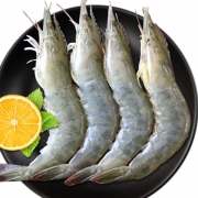 聚天鲜 厄瓜多尔白虾 4斤装