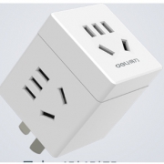 deli 得力 33634 魔方无线插座 白色 一转三 不带usb 14.9元包邮（需用券）