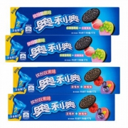 Oreo 奥利奥 缤纷双果味纷享夹心饼干 97g*4连包 *5件+凑单品