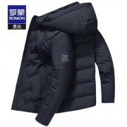 罗蒙 9Y035001 男士短款连帽羽绒服