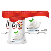 优诺 优丝 原味 135g*3杯 24元，可低至9.68元
