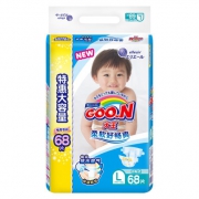 GOO.N 大王 维E系列 婴儿纸尿裤 L68片 *4件 277.4元包邮（需用券，合69.25元/件）
