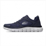Skechers斯凯奇男鞋新款透气网布低帮鞋 软底运动休闲鞋52631 海军蓝色/NVY （需用券）