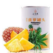 汇尔康 新鲜糖水菠萝罐头 425g单罐装 *4件