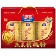 西麦 燕麦核桃礼盒 1000g*3罐 44.9元包邮