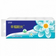 幸福阳光 太阳花系列 卷纸 3层*200g*10卷 *7件