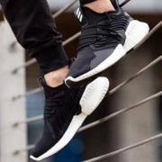 12日0点、双12预告： adidas 阿迪达斯 D97281 alphabounce 男款跑步鞋