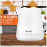 Joyoung/九阳 电水壶JYK-13F05A 1.2-1.5L 食品级304不锈钢 自动断电双层防烫优质温控器