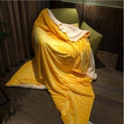 逸威家纺 加厚羊羔绒毛毯 150*200cm