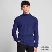 限尺码：UNIQLO 优衣库 418698 男士柔软高领T恤