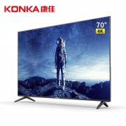 双12预告：KONKA 康佳 70G3U 70英寸 4K 液晶电视 3999元包邮（前500名3299元）
