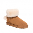 OZWEAR UGG 流苏毛球雪地靴