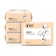Kid Clean 憨贝洁棉柔巾 80抽X4包