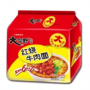 今麦郎 方便面 大今野 红烧牛肉面 114g*5连包*2件