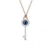 SWAROVSKI 施华洛世奇 DUO EVIL EYE 5437517 恶魔之眼钥匙项链 *2件
