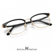 Helen Keller 海伦凯勒 H26130 方框眼镜框+1.60折射率 非球面防蓝光镜片 198元包邮（需用券）