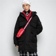 26日0点：卡玛 2418741 男士中长款连帽羽绒服
