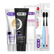 舒客 早晚清爽+防蛀牙膏+炭丝牙刷