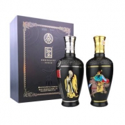 京东PLUS会员：WULIANGYE 五粮液 文武圣酒聖酒 浓香型白酒 639ml*2瓶 259元包邮（双重优惠）