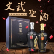 五粮液总厂出品 文武圣酒聖酒 浓香型白酒 639mlx2瓶