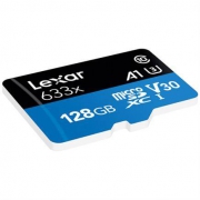 Lexar 雷克沙 633x MicroSDXC A1 UHS-I U3 TF存储卡 128GB