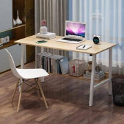 PLUS会员：特匠 D235 家用双层简易电脑桌 100*50*75cm