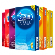 【名流】避孕套超薄大颗粒10只