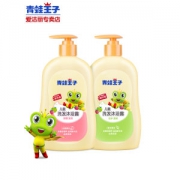 青蛙王子 儿童二合一洗发沐浴露 480ml*2瓶 无硅油