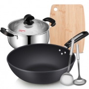 COOKER KING 炊大皇 炒锅 锅具套装 铲勺5件套 89元