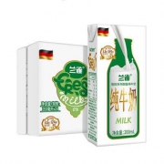限地区：兰雀 脱脂纯牛奶 早餐奶 200ml*24盒整箱 *3件