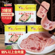 中华老字号 鹰金钱 火腿午餐肉 340g*3罐 95%以上含肉量
