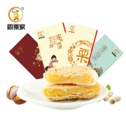 福建金牌老字号 厦门特产 同栗家 新鲜板栗饼 132gx4件