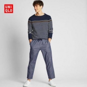 UNIQLO 优衣库 419883 男士棉质松紧九分裤
