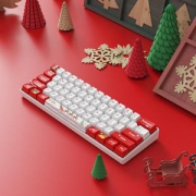 AJAZZ黑爵 IK61圣诞限定版61键双模机械键盘（国产轴、PBT、背光）