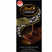70%可可：Lindt 瑞士莲 特浓黑巧克力100gx10排